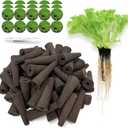 60 pcs Hydroponic Grow Sponges Seed Pods Replacement, Compatible with AeroGarden iDOO and Most Hydroponic Systems. Rapid Rooting Nursery Sponges.