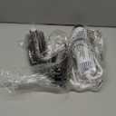 Conair Double Ceramic 2-in-1 Hot Air Brush, 1000W Hair Dryer Brush, Interchangeable 1 and 1 Inch Attachments for Voluminous Curls & Straight Styles, for Fine & Thick Hair, White