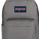 JanSport SuperBreak Plus Backpack with Padded 15-inch Laptop Sleeve and Integrated Bottle Pocket - Spacious and Durable Daypack for Work and Travel - Graphite Grey