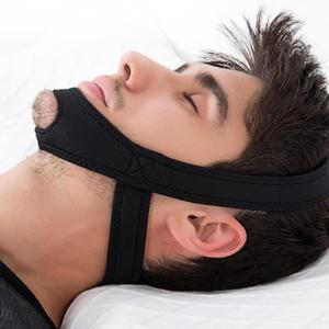 Anti Snore Chin Strap Stop Snoring Sleep Chin Strap Snore Reduction System, Adjustable Sleep Mask Mouth Tape for Sleeping New Anti-Snoring Belt for Men Women Snoring Solution, Black
 2 pack