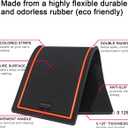 for Ford F150 Accessories 2021 2022 2023 2024 2025 Non-Slip Anti Dust Cup Holder Insert Center Console Liner Trim Door Packet Mats Custom Interior 40-pc Set (Bucket SuperCrew)(Orange Trim)