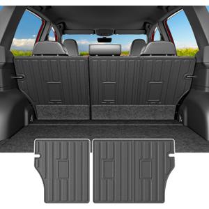powoq Cargo Mat Compatible with 2025 2026 Subaru Forester Trunk Mat TPE Backrest Mat All Weather Protection Cargo Liner Trunk Liner Replacement for 2025 2026 Subaru Forester Accessories (Backrest Mat)