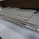 DWVO Queen Size Bed Frame with Bookcase Headboard and 4 Storage Drawers, RGB LED Bed Frame with Type-C & USB Charging Station Storage Headboard Bed, No Box Spring Needed, Noise Free, Antique White