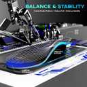 Welnove Carbon Fiber Sports Insoles with Arch Support | Jump Higer & Run Faster Stabilize Better Athletic Insoles for Running, Basketball | Shock Absorption & Energy Return,NOT for Cleats-S