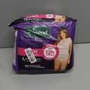Depend Night Defense Adult Diapers, Incontinence & Postpartum Bladder Leak Underwear for Women, Disposable, Overnight, Medium, Blush, 15 Count