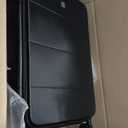 Hanke Top Opening Carry On Luggage, 20 Inch All-PC Aluminum Frame Wide Handle Luggage, Hard Shell Trunk Suitcase with Spinner Wheels, TSA Airline Approved (Jet Black, 40L)