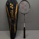 YONEX GR 303 Strung Aluminum Badminton Racquet with Half Cover ( (G3, Silver)