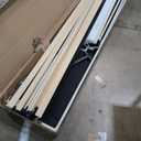 GarveeHome Beige King Bed Frame with Upholstered Headboard, Heavy-Duty Platform Bed Frame with Adjustable Headboard, Strong Wood Slat Support/No Box Spring Needed/Noise Free