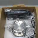 HHT Electric Tea Maker with Infuser, 1 Precise Temperature Control, Glass Electric Kettle for Herbal,Flowers,Fruit Tea and Loose Leaf,BPA-Free,Auto Shut-Off,Brewing Program,Keep Warm,0.8L/27oz Grey