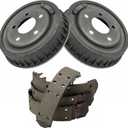 TRQ Rear Brake Shoe & Drum Kit Compatible with 1998-2009 Ford Ranger Mazda B4000
