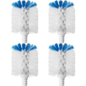 Bottle Brush Refills for OXO Stainless Steel Bottle Brush Only, 4 Pack Bottle Brush Replacement Head for Clean Water Bottle, Baby Bottle, Glassware's, Mugs
