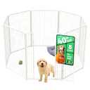 FXW Homeplus Indoor Dog Playpen, 40" H, 8 Panels, for Medium & Large Dogs