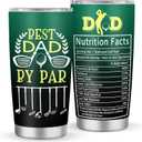 Golf Gifts for Dads, Fathers Day Golf Gift for Men, Dad, Husband, Funny Golfer Gift, Father's Day Gifts for Golfer Men, Best Dad By Par Tumbler 20oz