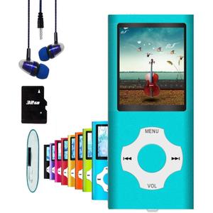 MP3 Player, Hotechs MP3 Music Player with 32GB Memory SD Card Slim Classic Digital LCD 1.82'' Screen MINI USB Port with FM Radio, Voice Record
