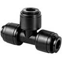 30 Pack 1/4 Inch Drip Irrigation Tee Fittings - 1/4'' Drip Line Push-to-Fit Connectors for 1/4 Inch Drip Irrigation Tubing Leak Free Lock T Parts for Drip Irrigation System