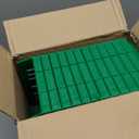 Akro-Mils 30150 Plastic Shelf Bins, Heavy Duty Storage Bins for Garage, Closet, and Drawer Organization, 12-Inch x 8-Inch x 4-Inch, Green, 12-Pack