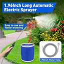 BlumWay Battery Powered Sprayer 2.9 Gallon - Electric Garden Sprayer With 2 Mist Nozzles, Foldable Bucket, Rechargeable Handle, Retractable Wand for Lawn and Gardening