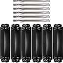 Grill Replacement Parts for Nexgrill 6 Burner 720-0898, 720-0898A, Nexgrill 720-0888, 720-0888N, 720-0830H, 720-0783E Gas Grill Models. Grill Burner Tubes, Heat Shield Tent Plates Replacement Kit