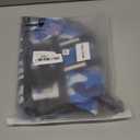 Queenmore Dog Life Jacket Pet Safety Vest High Buoyancy Camouflage Color Cute Shark with Strong Rescue Handle and Leash Ring for Boating, Canoeing, Surfing, Hunting, Blue S