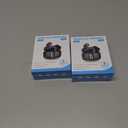 2 x Studio-Quality Wireless Ear Buds with Deep Bass & Enhanced Audio Clarity, Bluetooth 5.4, 10-Year Lifespan Earbuds, ENC Noise Cancelling Calls, Secure Fit Memory Foam Tips, IPX6 Waterproof (White)