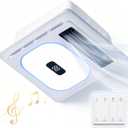 Bathroom Exhaust Fan With Heater&Bathroom Fan With Light&Speaker,8 in1