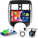 2G+64G Car Radio for Nissan Versa Note 2014-2018 Android 13 Car Stereo with Wireless Carplay Android Auto, 9 Inch Touch Screen Stereo Support GPS/WiFi/Bluetooth/FM/SWC/Backup Camera