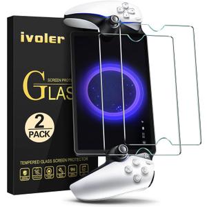 ivoler 2-Pack Screen Protector Tempered Glass for PlayStation Portal Remote Player 8 inch 2023, Transparent HD Clear Anti-Scratch Screen Protector for PlayStation PS Portal Remote Player 8.0''