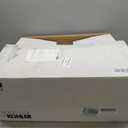 Kohler PureWash E590 Elongated Heated Bidet Toilet Seat, Biscuit with Side Panel, Warm Water, Dryer, Quiet-Close Lid, Self-Cleaning Wand, Adjustable Water Pressure and Nightlight, Easy Installation