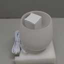 Touch Bedside Table Lamp - Modern Small Lamp for Bedroom Living Room Nightstand, Desk lamp with White Opal Glass Lamp Shade, Warm LED Bulb, 3 Way Dimmable, Simple Design (Non-USB)