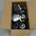 Upgraded Caster Wheels for Blackstone 28" Griddles, Griddle Wheels Parts for Blackstone Accessories with Brake, 360 Degree Silky Swivel, Griddle Parts for Blackstone 2287 2403, Adventure Ready 28"