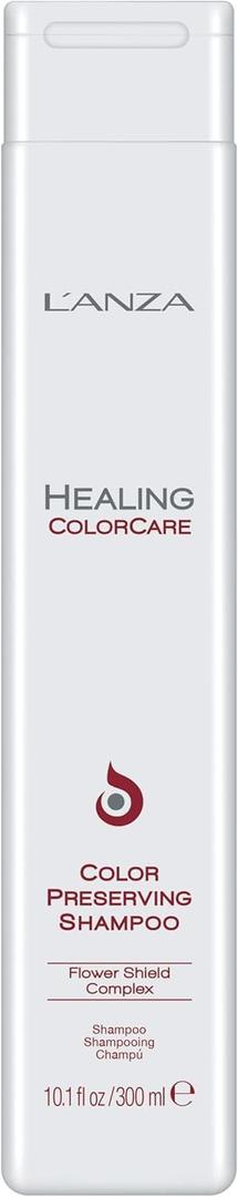 L'ANZA Healing ColorCare Color Preserving Shampoo, Shampoo for Color Treated Hair to Protect Vibrancy and Restore Dry Damaged Locks, Healthy, Shiny, Protected Bleached & Dyed Colored Hair (10.1 Fl Oz)