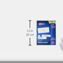 Avery Easy Peel Printable Address Labels with Sure Feed, 1" x 4", White, 2,000 Blank Mailing Labels for Laser Printers (5161)