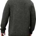 Mens Stretch Athletic Sweatshirt Long Sleeve Comfy Breathable Top for Men Casual Cozy (Charcoal Gray,Small)