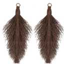 Grapevine Teardrop Swag Base - 17 Inch Natural Teardrop Wreath Form for DIY Crafts - Grapevine Swag Making Supplies for Decor - 2 Pack