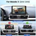 EKAT [2G+64G] Car Radio for Mazda 3 2014-2019, Android 13 Touch Screen Car Play Mazda 3 Stereo, HiFi Audio/Carplay/Android Auto/SWC/Bluetooth