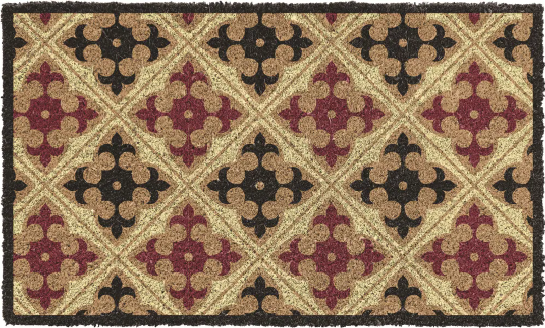 Korhani Home Tiles Holiday Coco Mat Doormat 18" x 30"