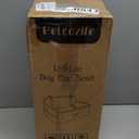 Dog Car Seat for Large Dogs, Pet Car Seat Under 55 lbs or 2 Puppies, Removable Washable Pets Travel Booster Bed for Automotive Backseat with Comfy Thick Cushion, 2 Safety Leashes (Black/Gray)