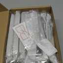 homdiy 20 Pack 5 Inch Brushed Nickel Cabinet Pulls Cabinet Handles Square Door Handles Modern Dresser Drawer Stainless Steel Hardware