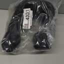 jiaao Neck Pillow Airplane, Memory Foam Travel Neck Pillows for Long Flight, 3D Eye Masks, Ear Plugs and Portable Drawstring Bag, Napping Pillow for Home, Road Trips, Sleep Rest and Travel Use (Black)