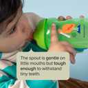 Tommee Tippee Sporty Bottle, 10oz Sippy Cups for Toddlers 1-3, Spill-Proof, Bite Resistant Spout, Easy to Hold Design, BPA Free, Pack of 3, Orange, Green and Blue | for 12m+, Non-Spill, Sippy Cups, for Toddlers, Easy-Hold