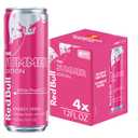 Red Bull White Peach Summer Edition Energy Drink, with 114mg Caffeine plus Taurine & B Vitamins, 12 Fl Oz, 4 Pack
