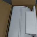 FINESSY Large Bread Box White for Pantry, Bread Box for Kitchen Countertop Stainless Steel, Breadbox Keeper for Fresh Homemade Muffin Sourdough Bagel Sandwich, Large Food Storage Containers with Lids