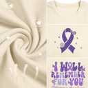 MOUSYA Childhood Cancer Awareness T Shirt Gold Ribbon Pediatric Cancer Shirts Gift T-Shirt (L)