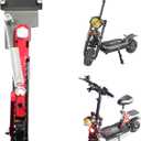 Kickstand Bracket for Motorcycle Dirt Bike Scooter, Side Stand Mount with Screws - 55mm (2.17in) Hole Spacing, Universal Kickstand Support Bracket Compatible with Scooters