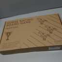 Horse Race Board Game, Magnetic Horse Racing Game with 100 Chips, 12 Magnet Wooden Horses, 2 D12 & 2 Cards, Thickened Solid Wood Horse Game Set Luxury Board Games for Family Nights Party Gifts