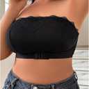 WDIRARA womens Soft (Black, XXXL)