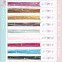 Hair Tinsel Clip in 18 Pcs Gold Clip In Tinsel Hair Extensions, Fairy Hair Tinsel Clips in Sparkly Glitter Hair Tinsel Kit Accessories for Girls Women Festival Party Daily Use (Gold-18 Pcs)