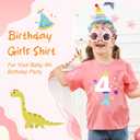 Lovekider Girls Birthday T Shirts Cotton Short Sleeve T-Shirts Tee Party Clothing 3-6 Years