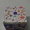 hahaland Baby Tissue Box Toy - Baby Toys 6-12 Months Montessori Toys for 6 Month Old with Textured Tails, Crinkle Tissues, Squeaky, Mirror, Gifts Play Silks Sensoy Scarves for Babies Stocking Stuffers