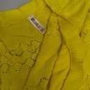 GRECERELLE Womens Lightweight Cardigan Casual Crochet Open Front Sweater Coverups with Pockets(Lemon Yellow, XX-Large)